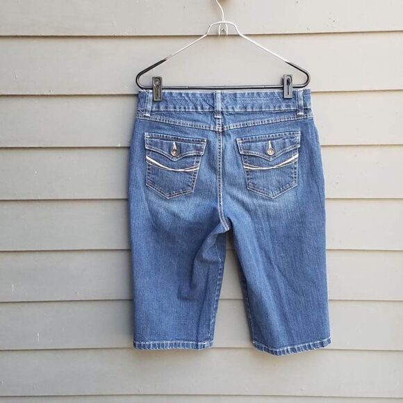 Code Bleu Brigitte Capris Jeans check Measurements - Picture 6 of 7